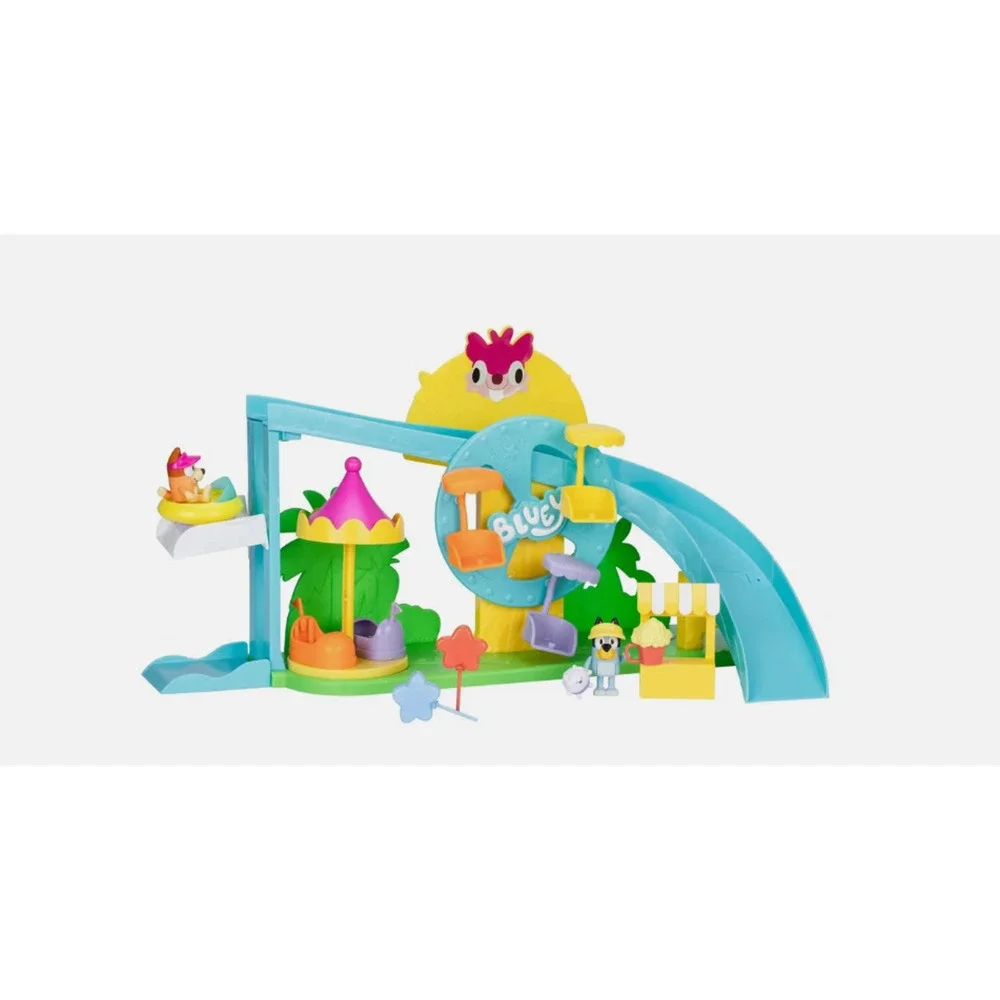 Bluey Beach Amusement Park Playset 12 Figures & Tons of Accessories NIB